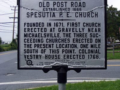 Old Post Road Spesutia Church