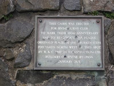 Irvine Burns Club cairn
