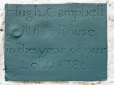 Plaque, Campbell House