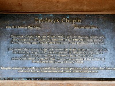 Chopin Plaque