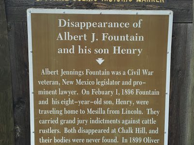 Disappearance of Albert J. Fountain and his son Henry