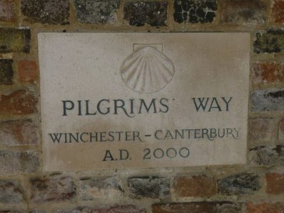 Plaque at Avington