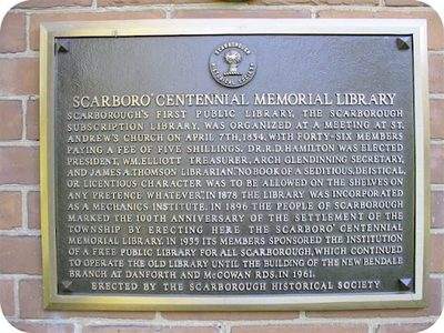 Scarboro' Centennial Memorial Library