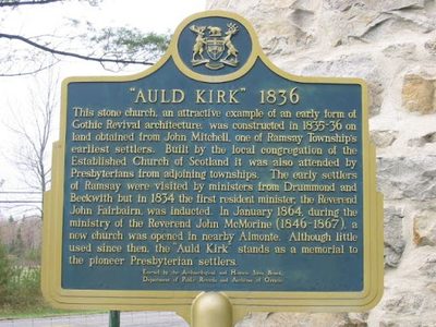 "Auld Kirk" 1836