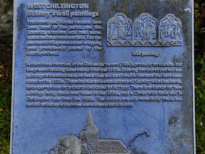 West Chiltington: Information plaque outside St. Mary's Church