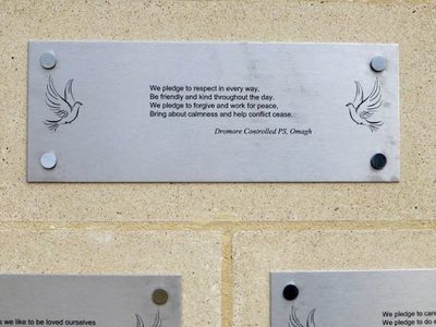 Peace pledge, Dromore Controlled PS, Omagh