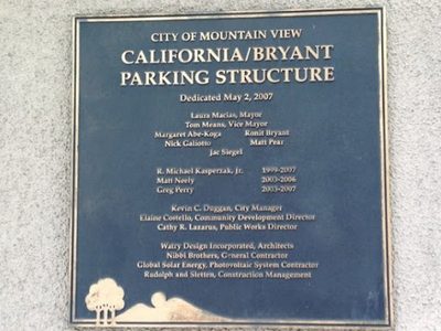 CALIFORNIA/BRYANT PARKING STRUCTURE