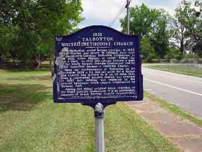 1831 Talbotton United Methodist Church