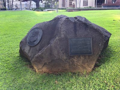 President Grover Cleveland Court markers at Mililani Mall