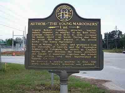 Author of "The Young Marooners"