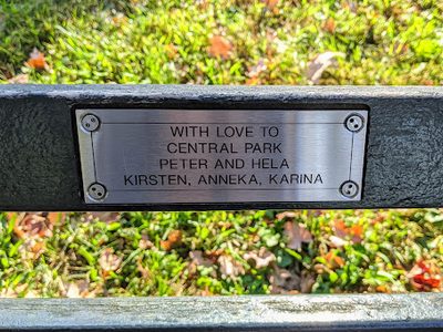 With love to Central Park