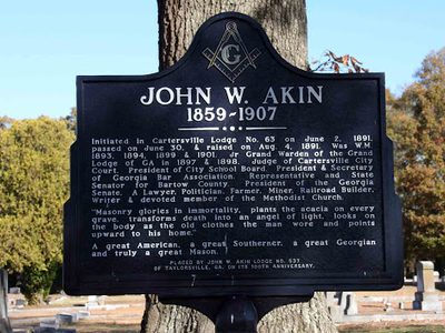 John W. Akin 1850 - 1907
