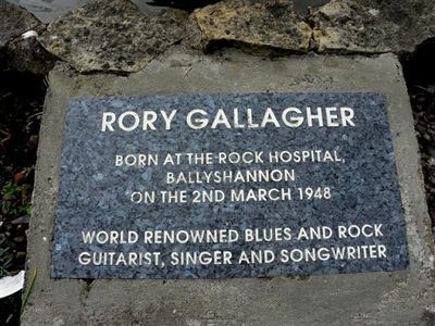 Rory Gallagher plaque, Ballyshannon