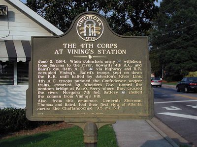 The 4th Corps at Vining's Station