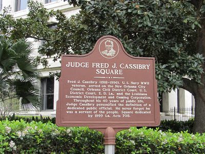 Judge Fred J. Cassibry Square