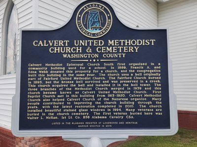 Calvert United Methodist Church & Cemetery Washington County