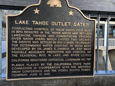 Lake Tahoe Outlet Gates