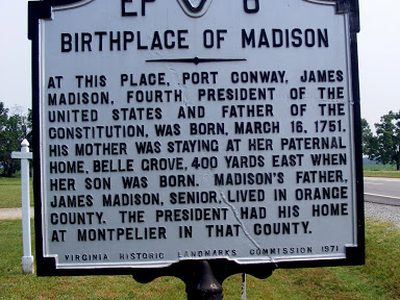 Birthplace of Madison