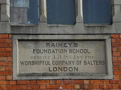 Plaque, Rainey's Foundation School