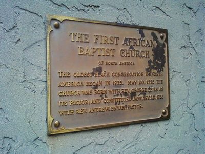 The First African Baptist Church of North America