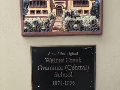 Site of the original Walnut Creek Grammar (Central) School 1871-1956
