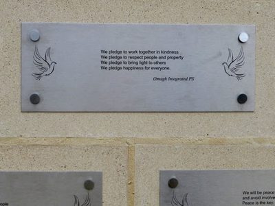 Peace pledge, Omagh Integrated PS