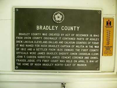 Bradley County Historical Marker
