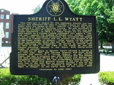 Sheriff L.L. Wyatt [side 1]