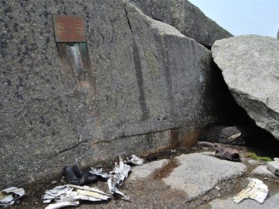 Mt. Wright Memorial Plaque