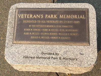 Veteran's Park Memorial
