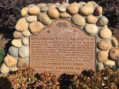 BURLINGAME RAILROAD STATION