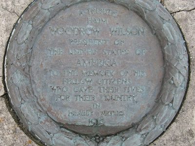 'A tribute from Woodrow Wilson'