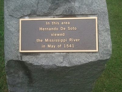 Hernando DeSoto viewed the Mississippi