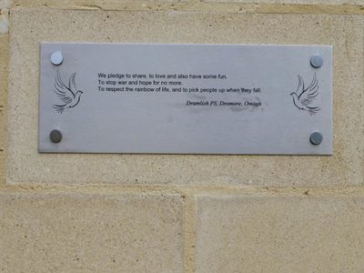 Peace pledge, Drumlish PS, Dromore, Omagh