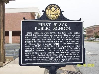 First Black Public School