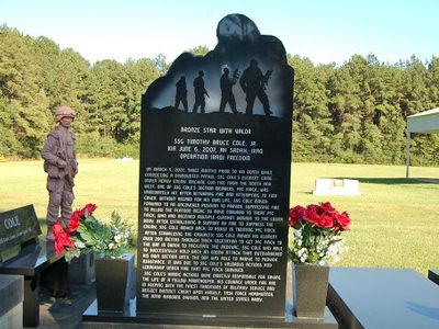 SSG Timothy Bruce Cole, Jr. - Bronze Star with Valor