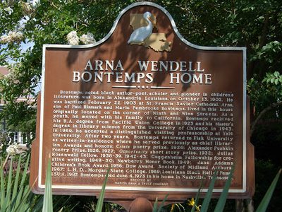 Arna Wendell Bontemps Home