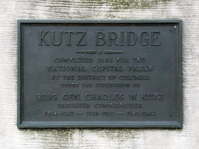 Kutz Bridge Plaque