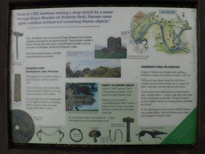 Hadrian's Wall in Carlisle