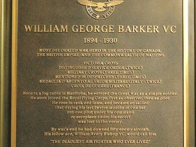 William George Barker VC 1894-1930