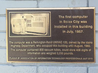 The First Computer in Boise City