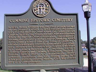 Cumming Historic Cemetery