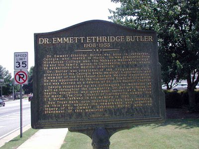 Dr. Emmett Ethridge Butler 1908-1955