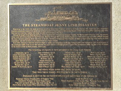 Steamboat Jenny Lind Disaster