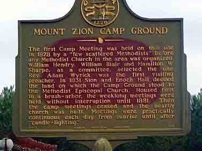 Mount Zion Camp Ground