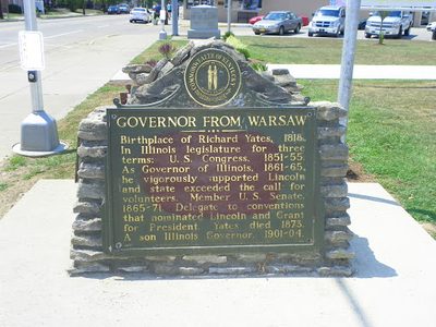 Governor from Warsaw Historical Marker