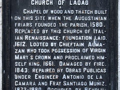 Laoag Church historical marker