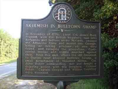Skirmish in Bulltown Swamp