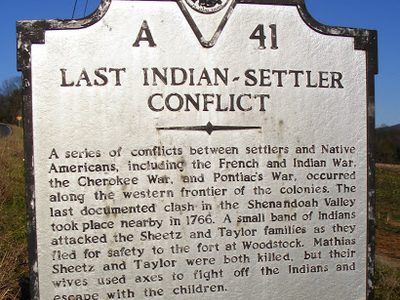 Last Indian-Settler Conflict