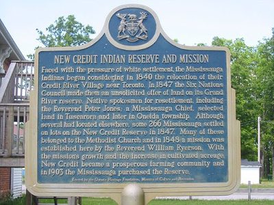 New Credit Indian Reserve and Mission